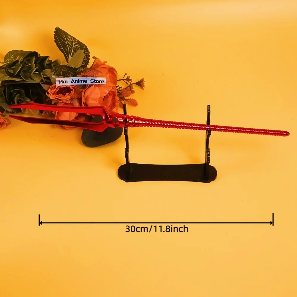 11.4インチ EVA ロンギヌスの槍 カタナ メタル アスカ アニメ コスプレ 小道具 実物大 刀 オリジナル サムライ セイバー 非鋭利 おもちゃ ギフト