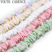 7-16mm Natural  Multi Color Mother of Shell Pearls Spacer Loose Beads  for Jewelry Making DIY Bracelets Necklace Earrings 15\