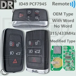 DR KOBJTF10A ID49 Chip 315/433MHz Proximity Car Remote Key For Land Rover Range Rover Sport Evoque Freelander Jaguar Discovery 4