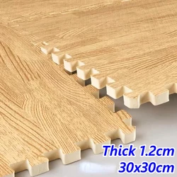 Tapetes de madera de 8 piezas para bebé, esterilla de actividades de 30x30cm para sala de juegos de artes Marciales, alfombrilla de ruido para suelo de bebé