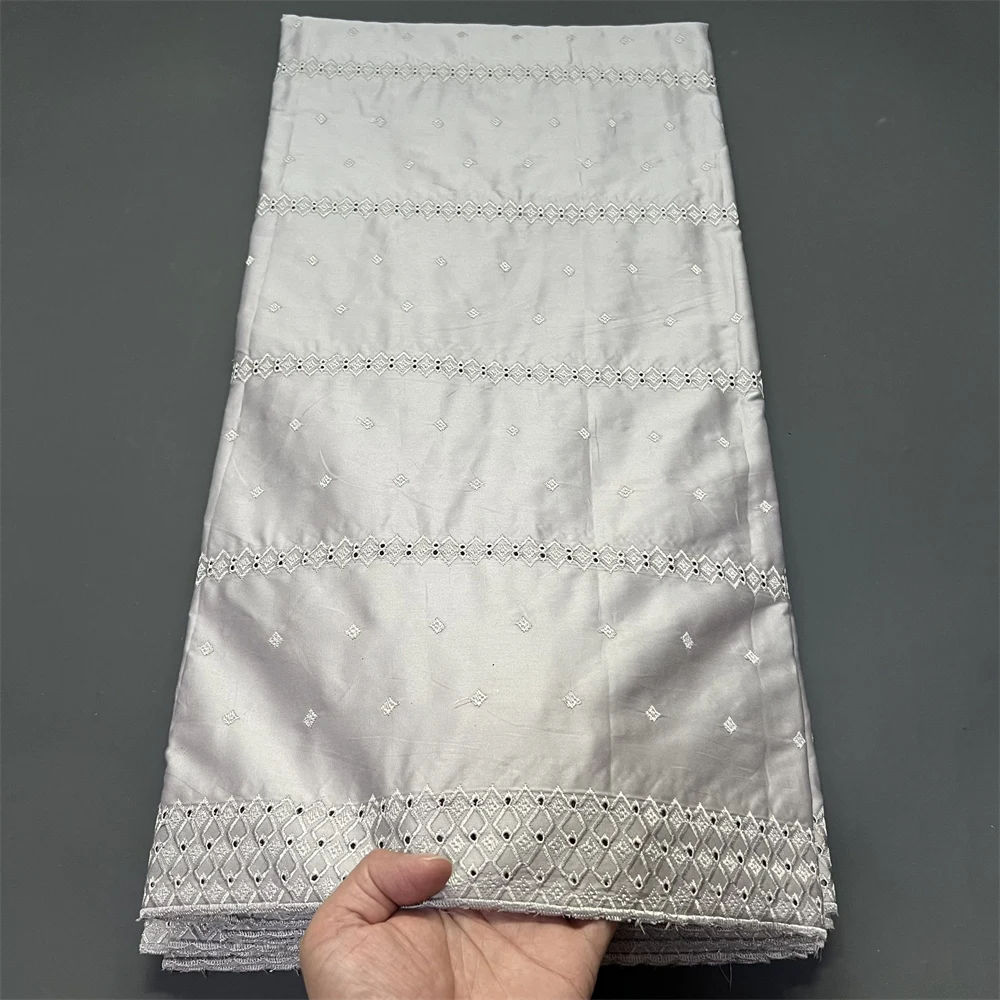 

Latest 2025 African Tulle Lace Fabric,High Quality,Cotton Fabric Per Meter,Embroidery,Carbon,Party Dresses,Luxury,Sewing,5 Yards