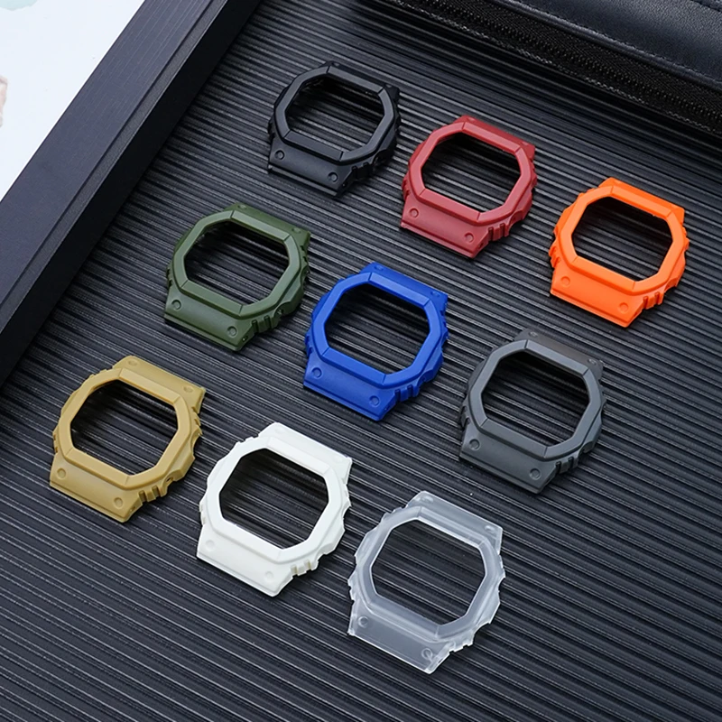 สายซิลิโคน DIY สำหรับนาฬิกา Casio G-SHOCK รุ่น DW-5600 GW-B5600 GW-M5610 สายนาฬิกาทรงสี่เหลี่ยมเล็ก อุปกรณ์เสริมสำหรับผู้ชาย