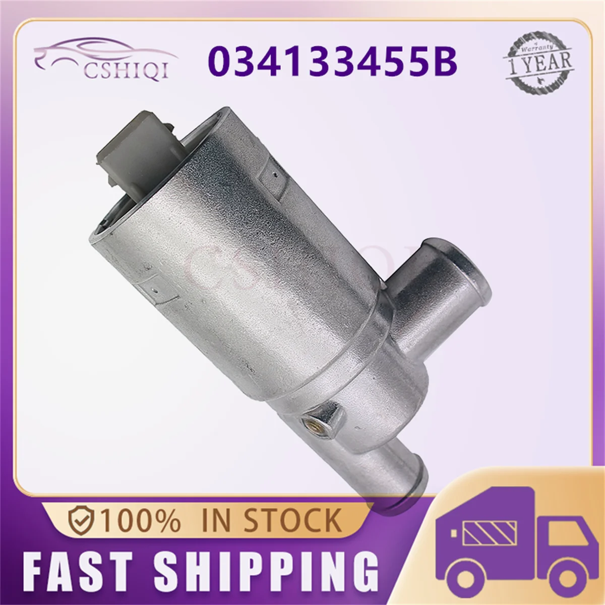 034133455B For VW Corrado Golf Passat Vento Audi 100 200 80 90 A6 Cabriolet Coupe Quattro 1.8 2.0 2.2 2.3 Idle Air Control Valve
