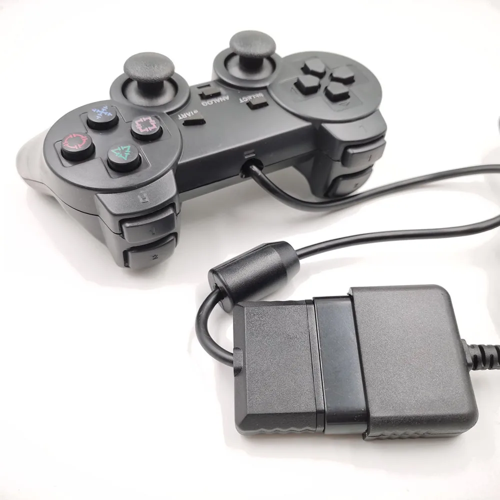 Controller Adapter for PS2 Controller Connect to PS3 Console, PS2 Gamepads to PC Game Player Convertor Cable without Driver