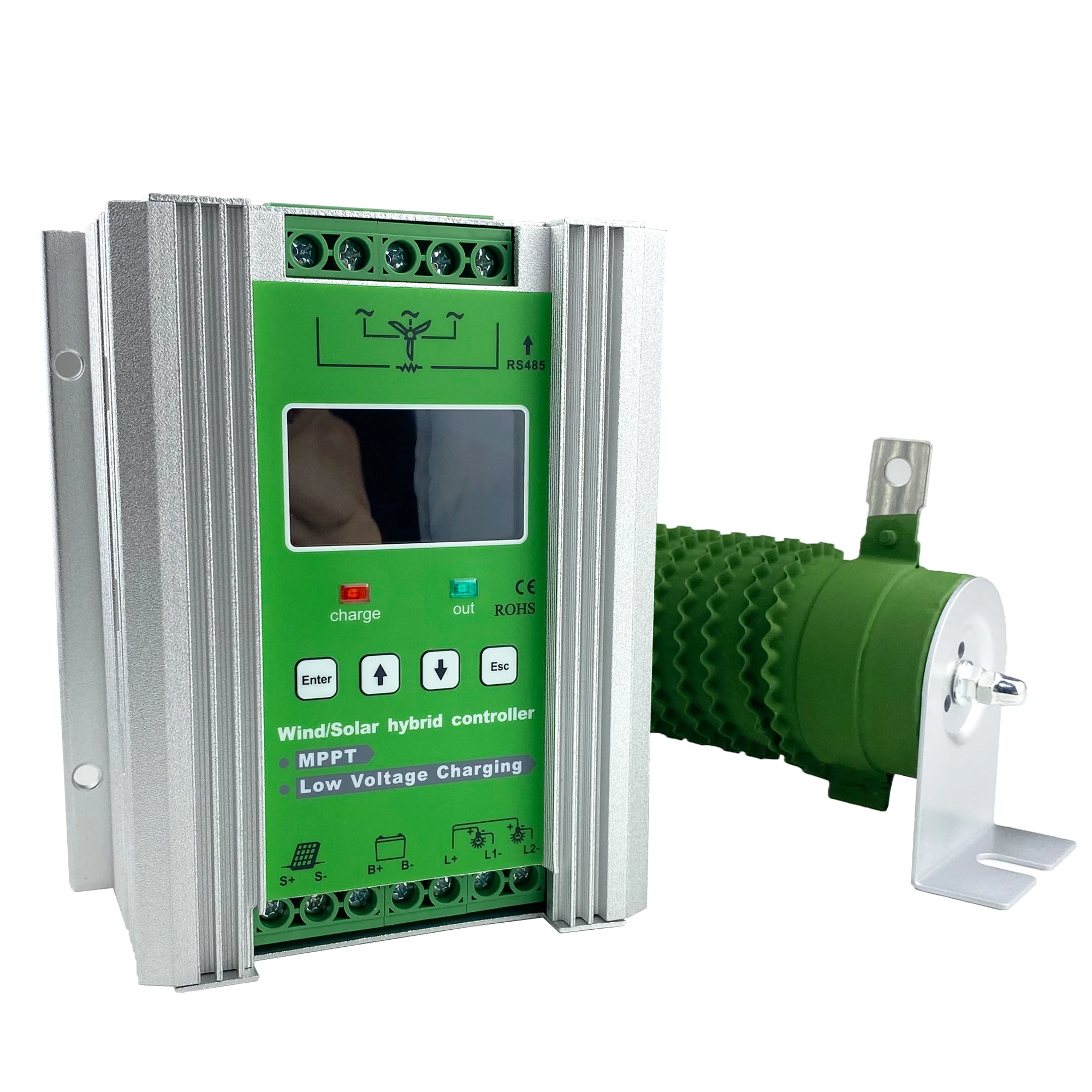 

2000W-6000W WIFI Hybrid Solar Wind Charge Controller Power System MPPT Solar Regulator For 12V 24V 48V Lithium Lead-acid Battery