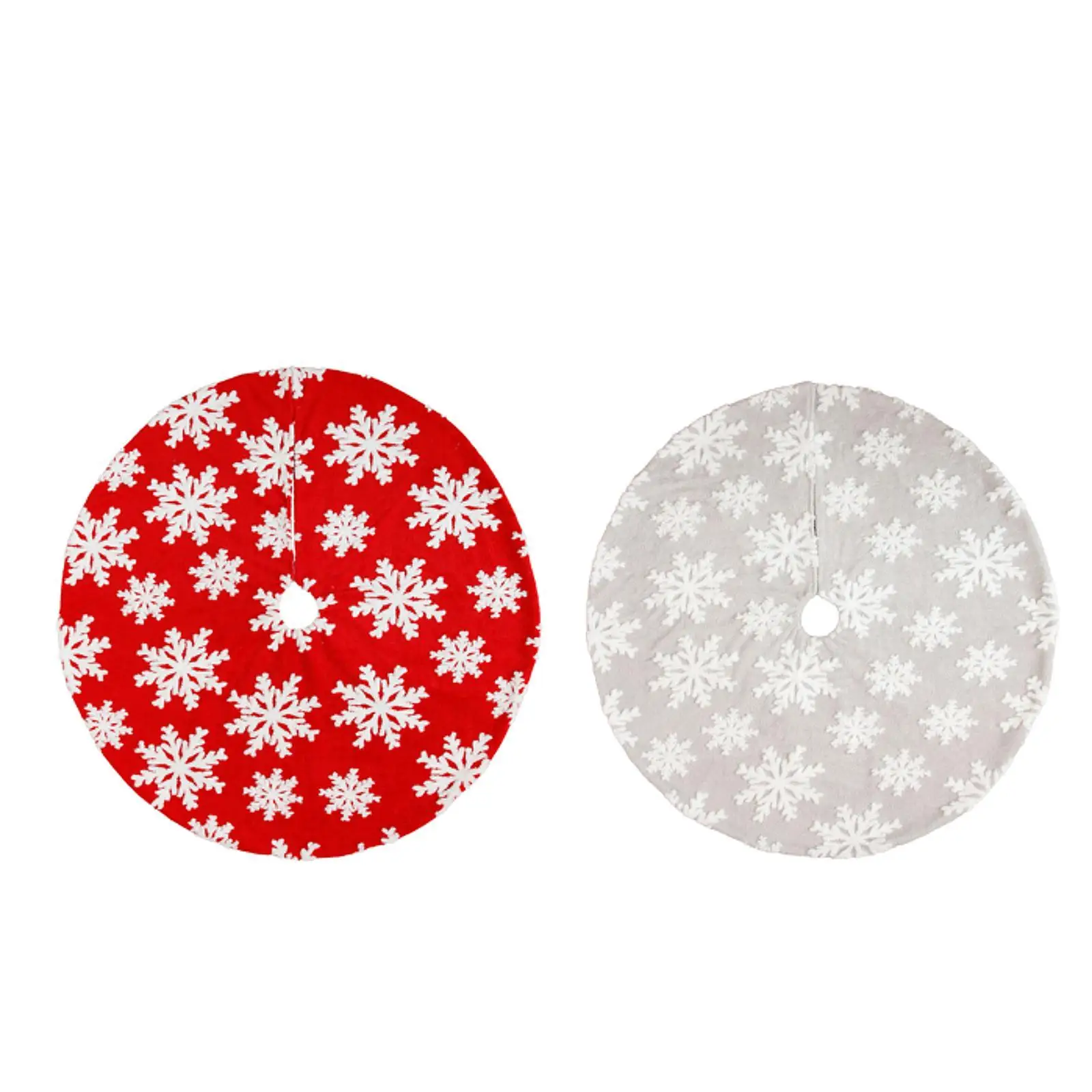 35inch Christmas Tree Skirt Xmas Tree Base Cover for New Year Decor Reusable