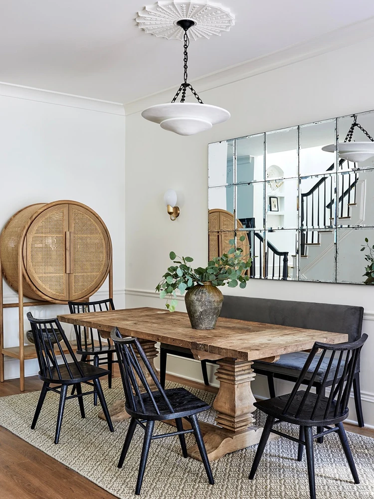 

Многоярусная люстра Mollino из французской латуни в форме летающей тарелки, светильник для ресторана, гостиной, гипсовый светильник в стиле Ваби-Саби, светильник для виллы, спальни