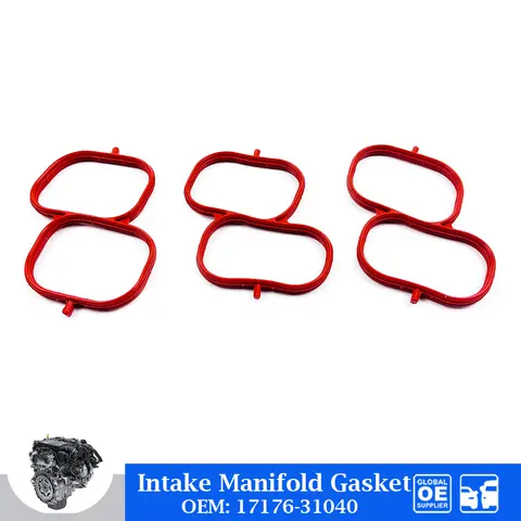 도요타 렉서스 아발론 캠리용 2GR 엔진 흡기 매니폴드 플리넘 개스킷, 3.5L RAV 4 2GRFE 자동차 부품, 자동차 액세서리 17176-31040