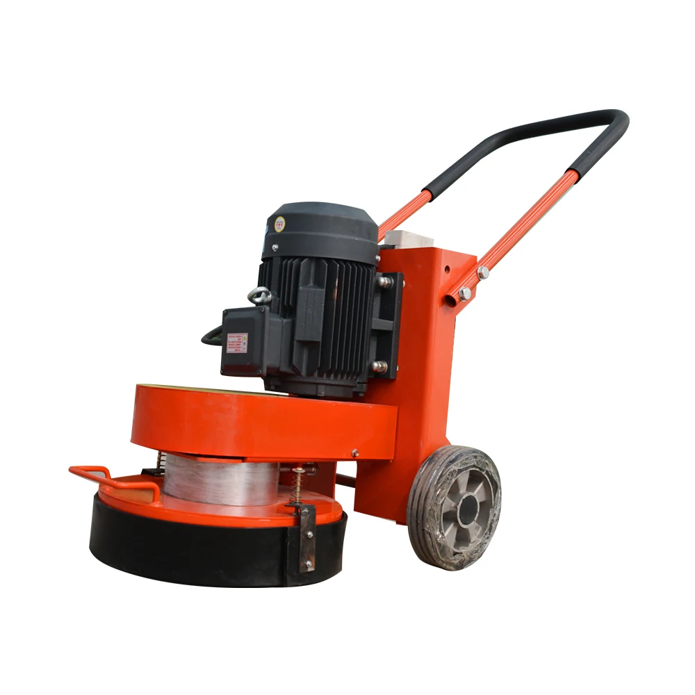 Hand pushed diamond terrazzo machine epoxy floor paint grinder adjustable cement floor grinder