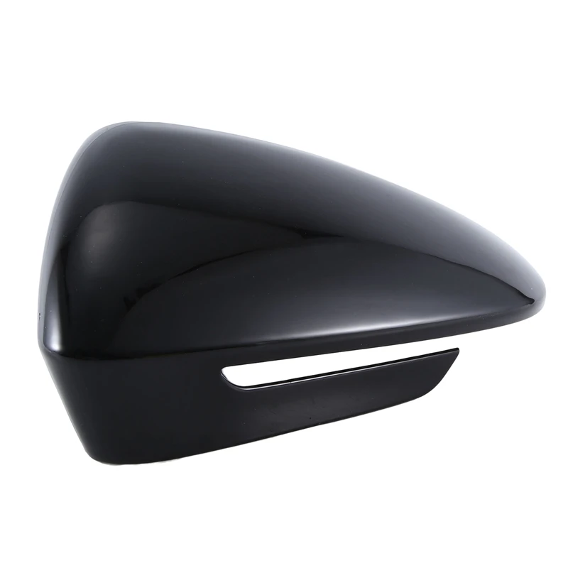 Side Rearview Mirror Replace Cap Cover Glossy Black Car Accessories ABS For Volkswagen VW ID4 ID.4 ID.6 2020 2021