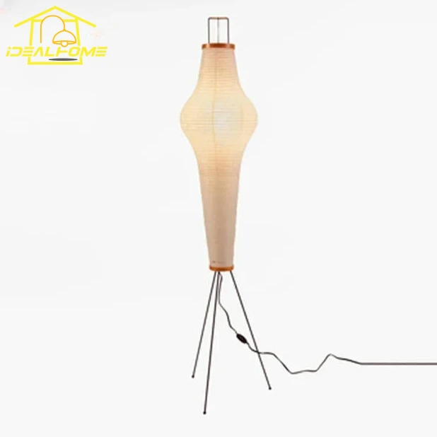 japones wabi sabi akari noguchi yong lampada de assoalho led papel minimalista de arroz iluminacao interior sala sofas store e27 01