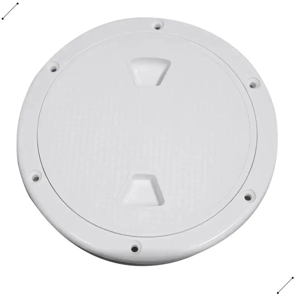 1 Piece Round Deck Inspection Access Hatch Cover Plastic Boat Screw Out Deck Inspection Plate For Yacht