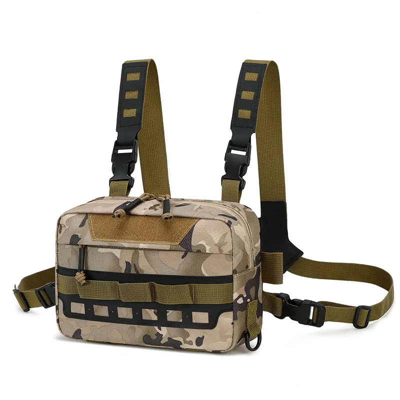 Fishing Multifunctional Double Shoulder Bag for Men and Women Camouflage Sport Backpack Travel Bag light sling bag chest rig sac
