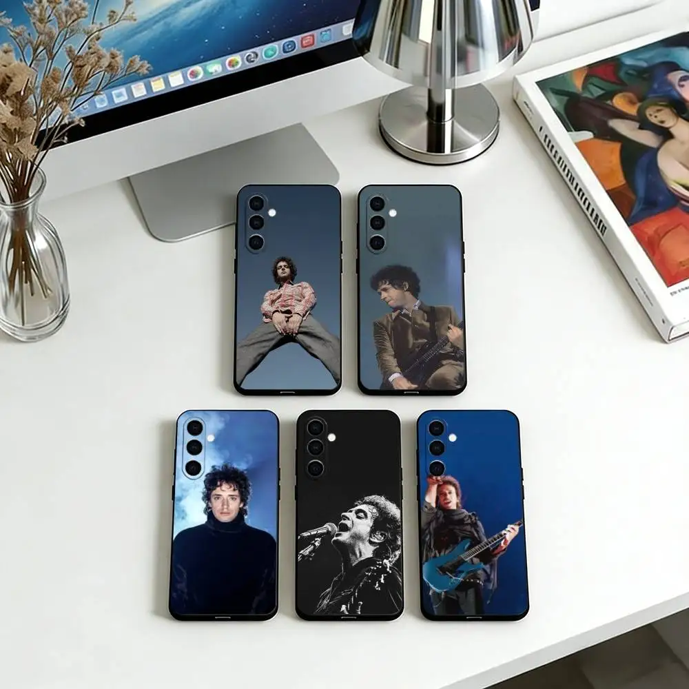 Gustavo Cerati Soda Stereo Phone Case Black Silicone Soft For Samsung Galaxy A73,A72,A71,A70,A53,A52,A51