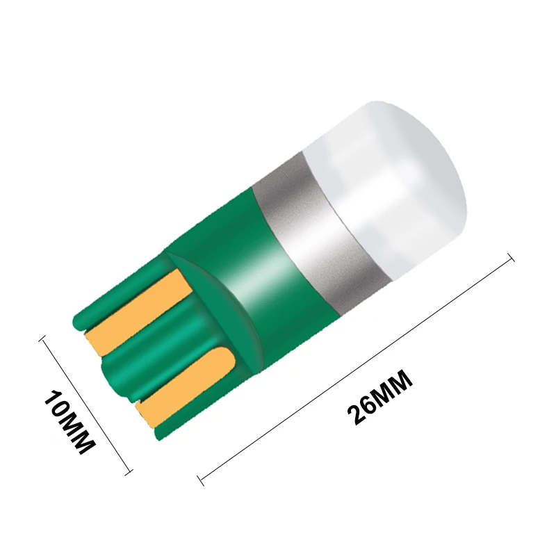 2 قطعة/المجموعة السيارات T10 LED W5W LED لمبات DRL بدوره وقوف السيارات عرض الداخلية مصباح على شكل قبة القراءة مصباح Canbus 6000K الأبيض 12 فولت سيارة التصميم