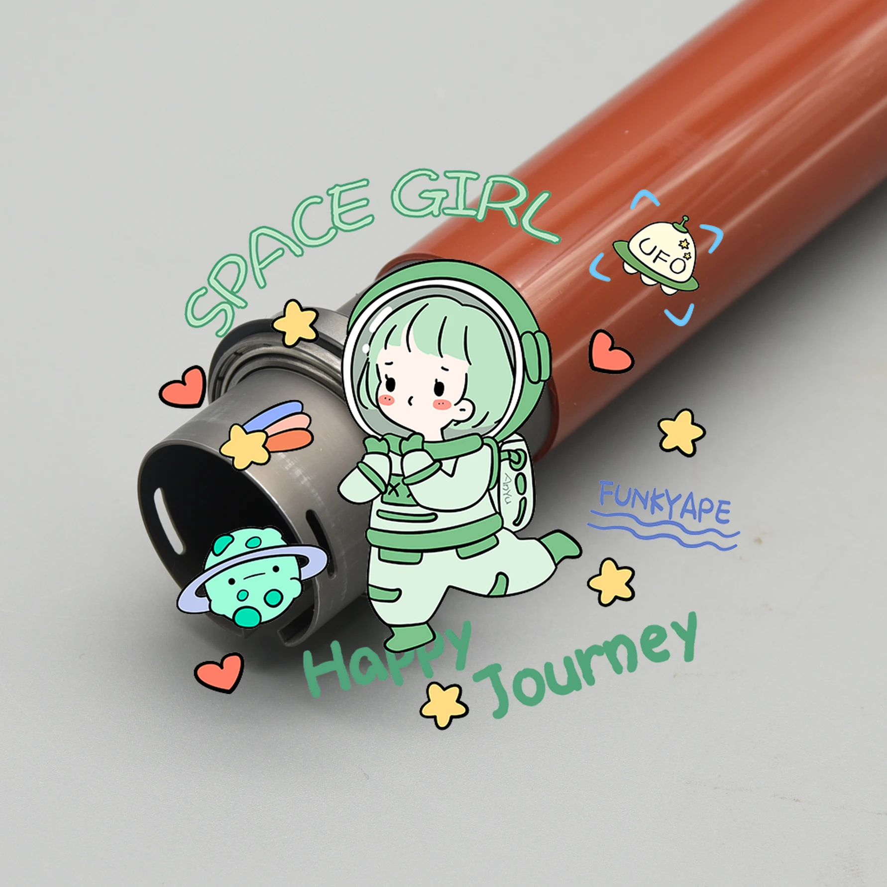 

1pcs 126K25908 Upper Fuser Roller with Bearing For Xerox DCC3300 2200 2250 3360 7435 7425 7428 fuser film Sleeve