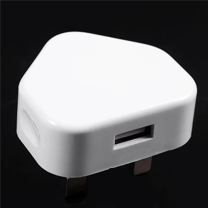 ABGI-6X Универсальный USB-штекер, 3-контактный настенный адаптер для зарядного устройства с USB-портами, дорожное зарядное устройство для зарядки телефона Ipad (1 порт)