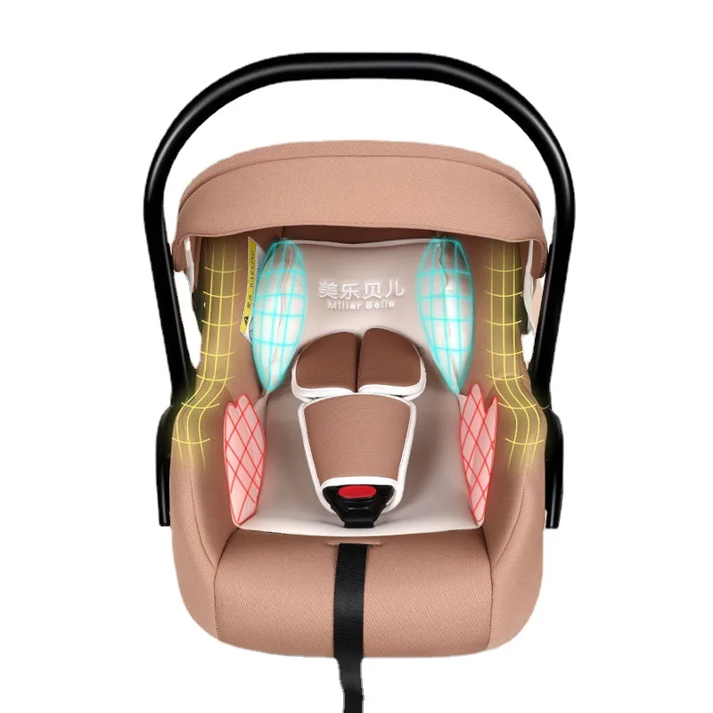 Infant Basket Car Child Safety Seat 0-15 Months Newborn Baby Car Portable Home Cradle Baby Car Seat Stroller