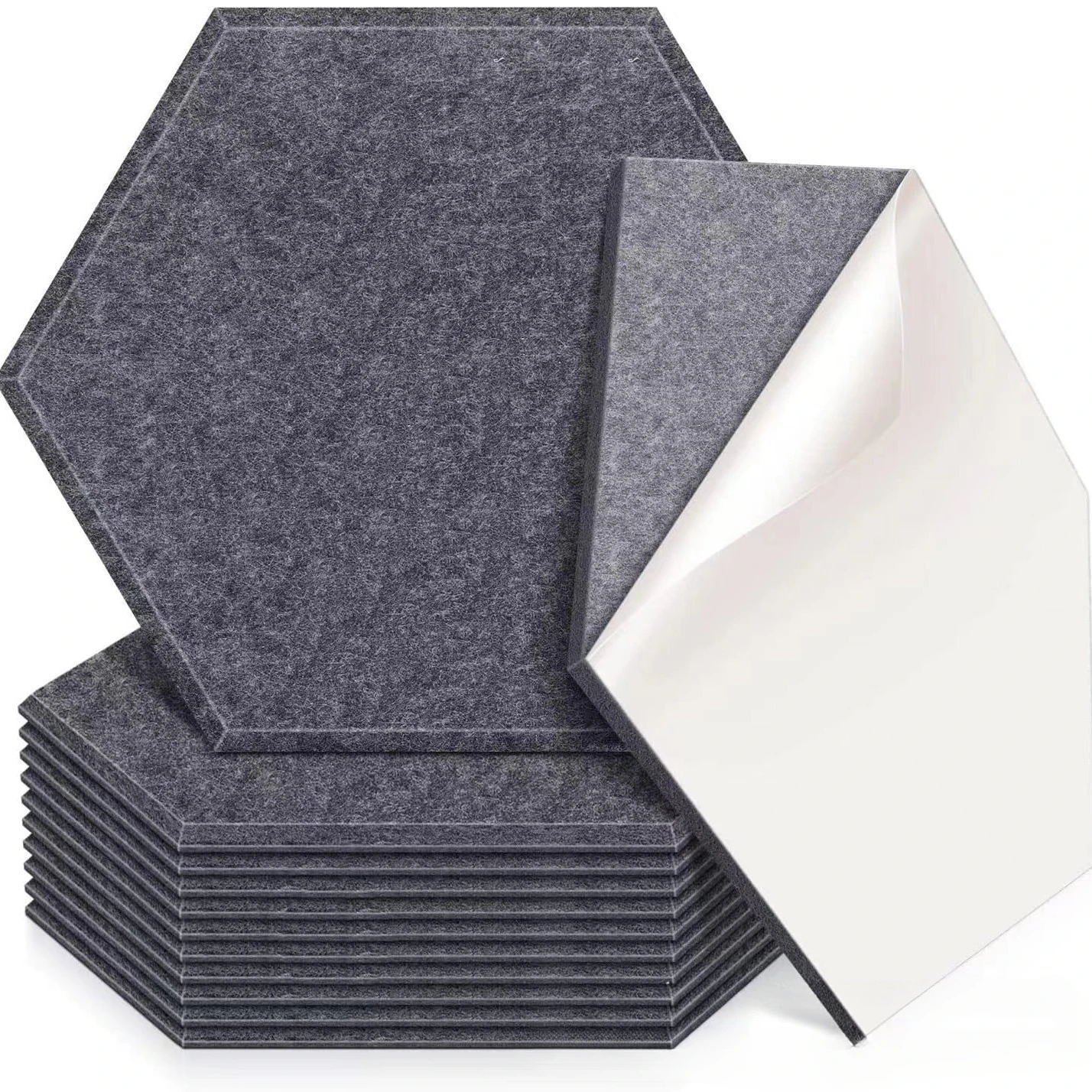 Self-Adhesive Soundproof Panels, Noise Reduction Acoustic Foam for Walls, Ideal for Home Studio, Music Room, and Office Decor