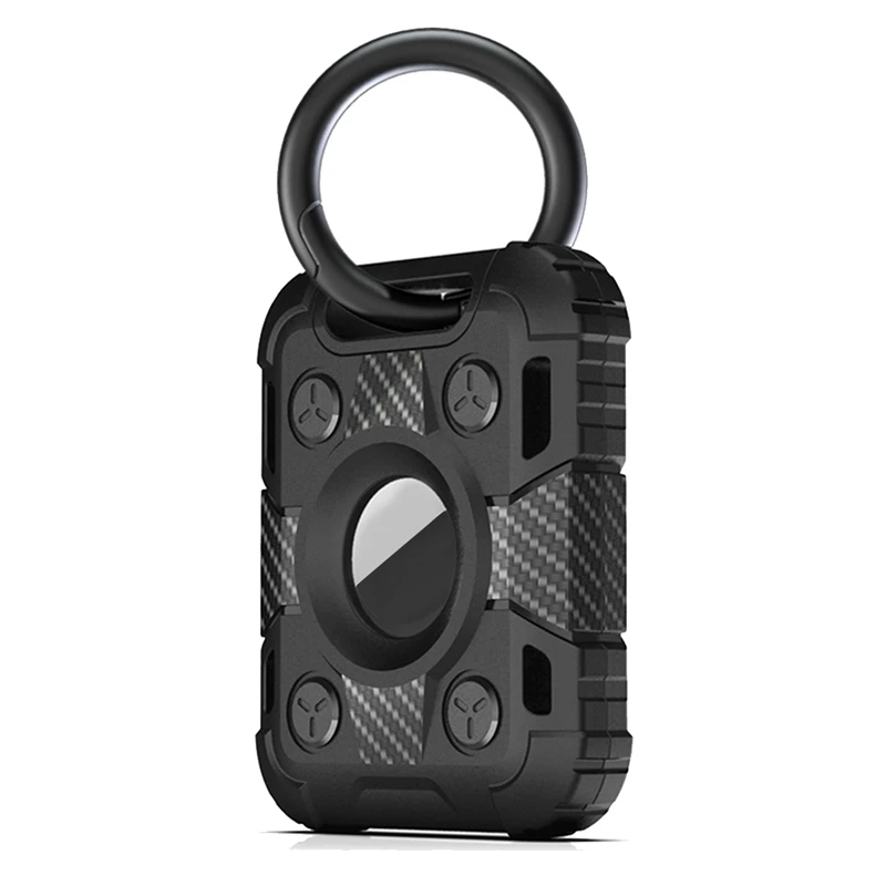 For Airtag Locator GPS Anti-Lost Shockproof Cover Anti-Lost Tracker Protective Case With Keychain