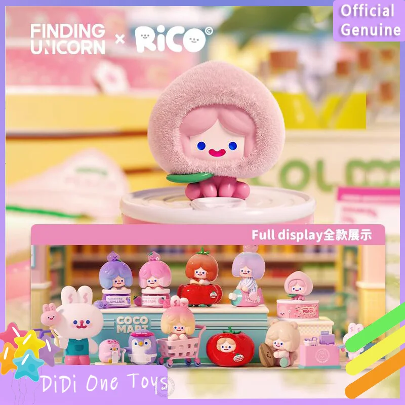 

Genuine Finding U:Icorn Rico Coco Mart Series Blind Boxes Cute And Trendy Toys Mini Figurines Tabletop Ornaments Gift