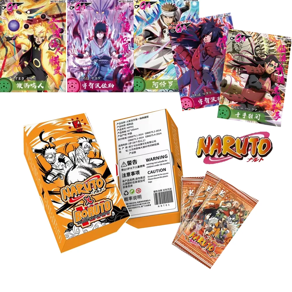 Naruto Collection Card Anime Figures Sasuke Hinata Booster Box  Doujin Toys And Hobbies Gift