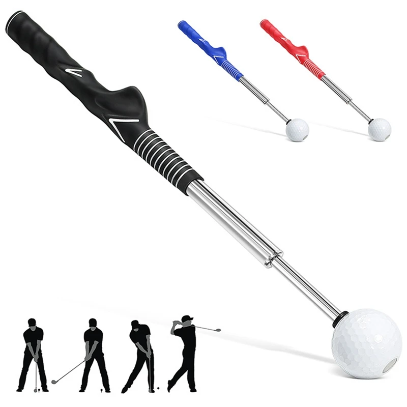 1 Pcs Golf Swing Practice Stick Telescopic Golf Swing Trainer Golf Swing Master Training Aid Posture Corrector Practice Golf Exe