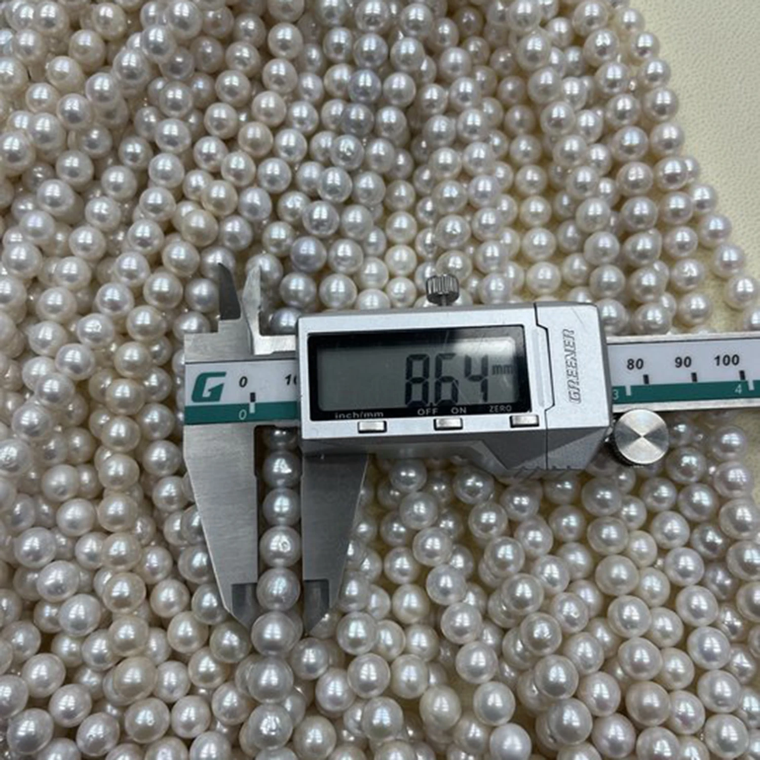 

8-9mm AAAAA Natural Pearl Big Round Freshwater Necklace Baroque DIY Materials Accessories Wholesale Jewelry Gift Women