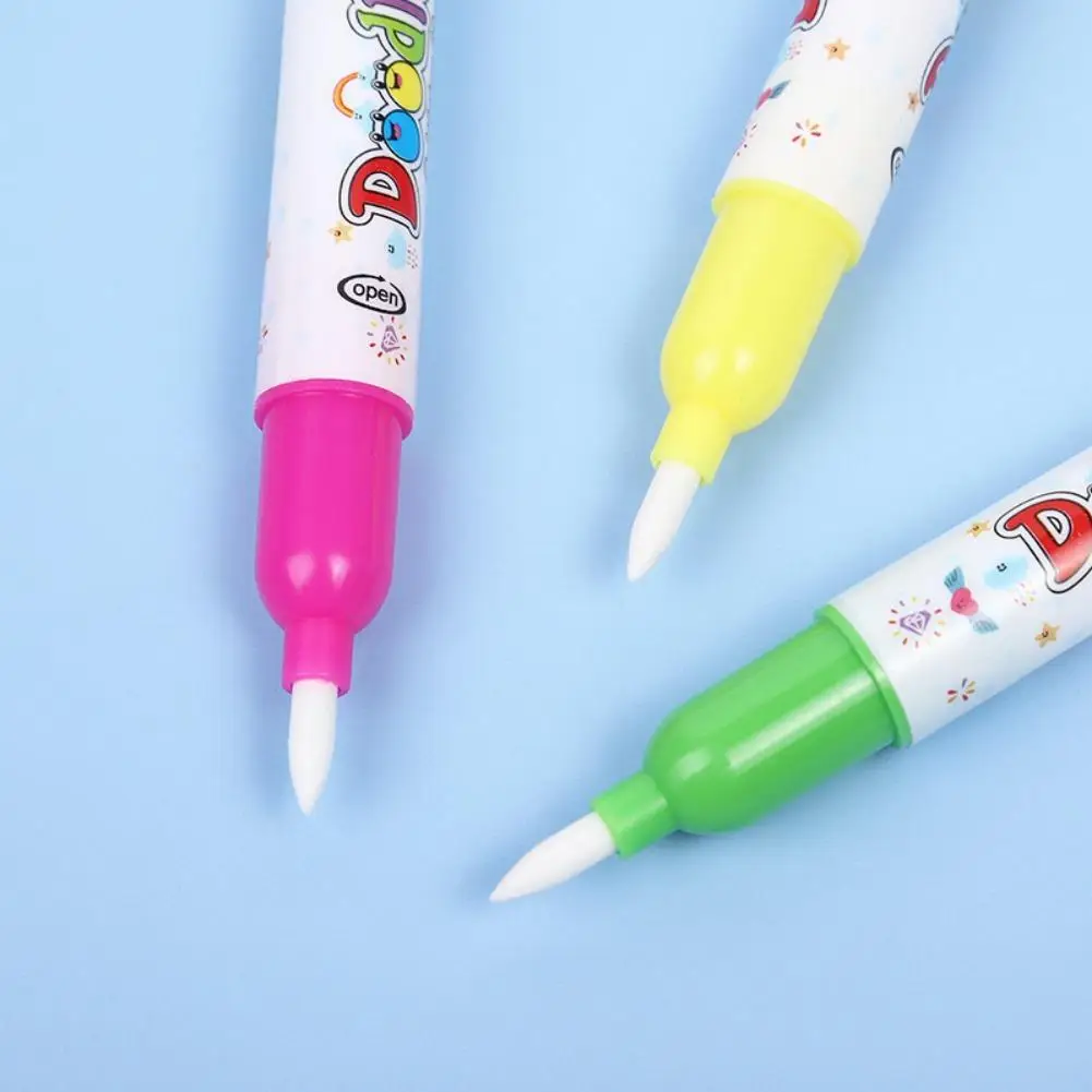 1/4 Stück wiederverwendbarer magischer Wasserstift für Wasser-Malbücher, sauberer Zeichen- und Malstift, nachfüllbarer magischer Wasserpinsel – Detail 8