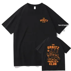 Aperol Spritz Club T Shirt Espresso uomo/donna Harajuku Vintage Graphic Tshirt Unisex top di alta qualità Retro Tee Shirts