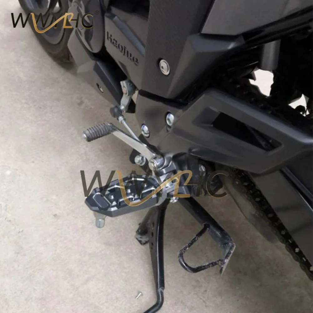 Suitable for TR300 Modified Rear Pedal Enlarged Pedal Widened Non-slip Pedal Footrest Left + Right