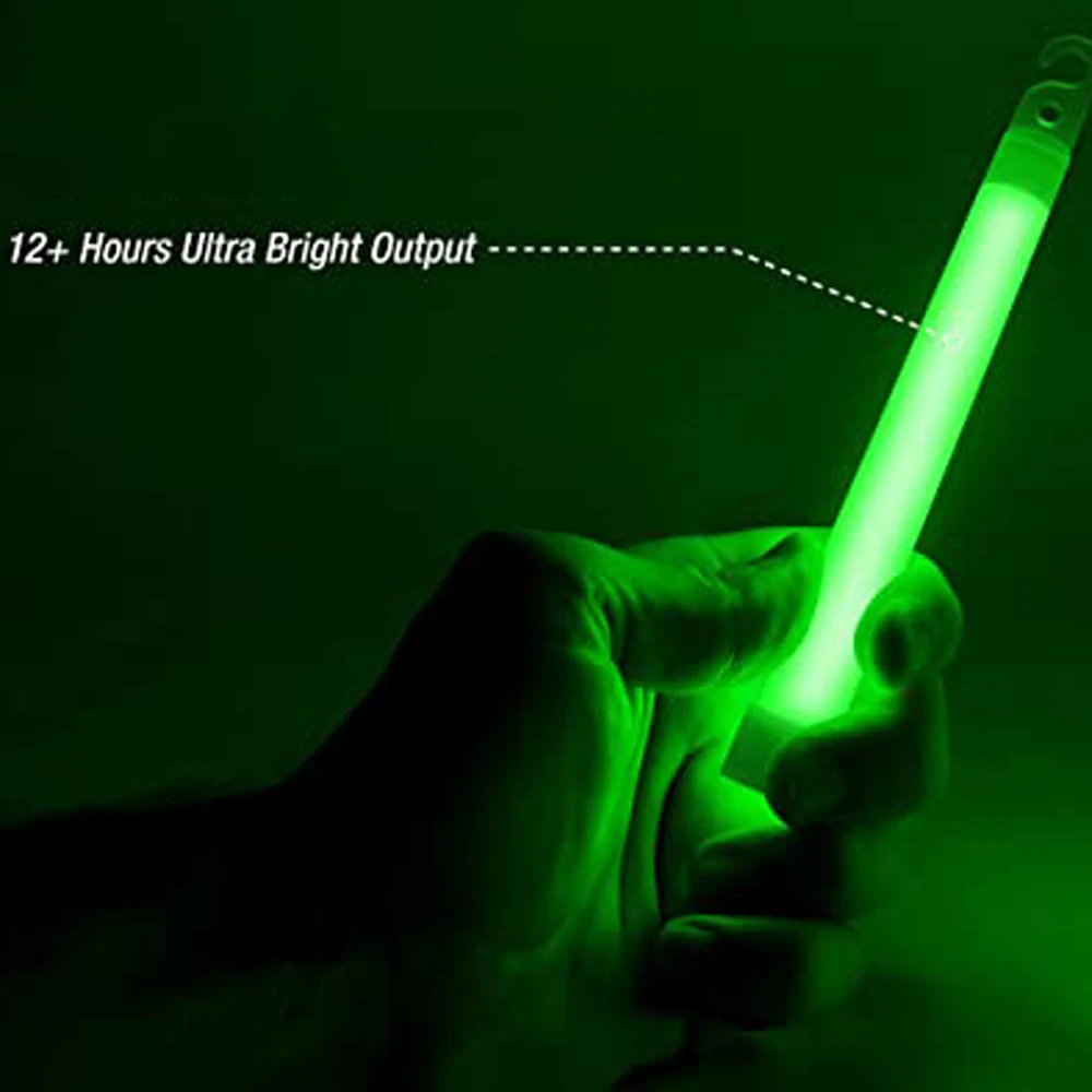 6 Inch Survival Kit Military Glow Light Sticks Walking And Hiking Camping Sos Gearoutdoor Military Equipment Sos 20*150mm