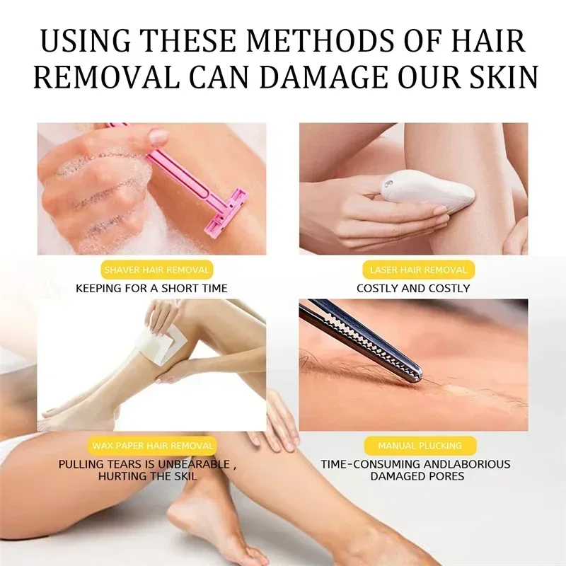 Hair Remover Cream Inhibition Hair Growth Permanant Removal Inhibitor Restrain Armpit Legs Arms Hair Growth Painless Remover