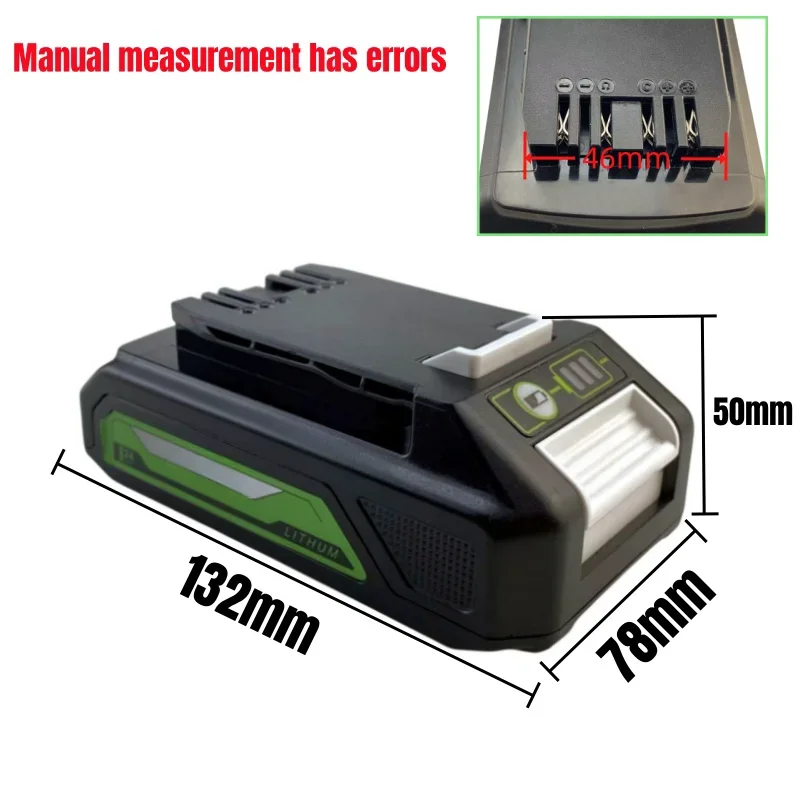 New Greenworks 24V 6.0Ah Lithium ion Battery G24B2 Tool Equipment 29842 29852 BAG708 29322 21342 Original Product