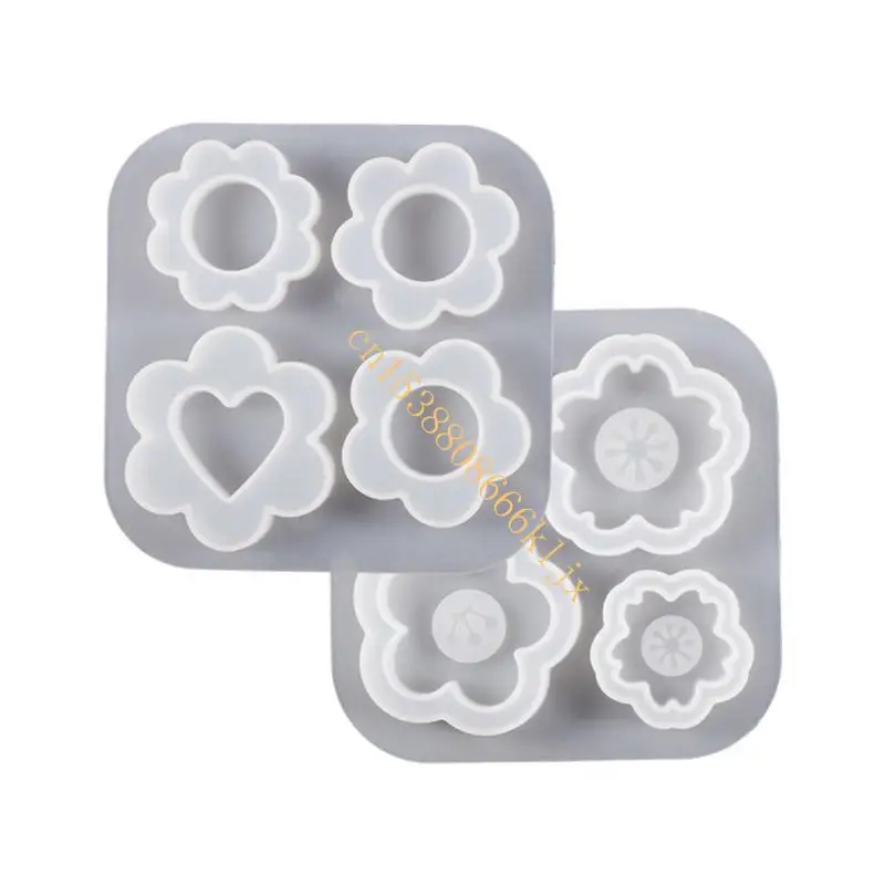 

Diy Crystal Epoxy Mould Flower Mould Pendant Silicone Ornament Mold 066C