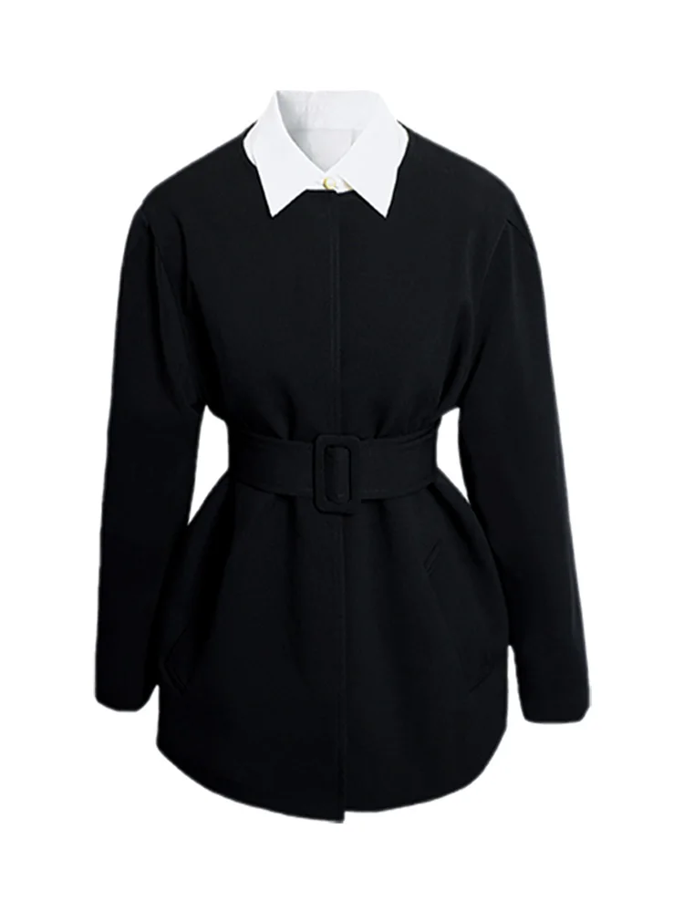 ชุดสูท Bla Suit Dr รุ่นใหม่สำหรับผู้หญิง ประจำฤดูใบไม้ร่วง-ฤดูหนาว ปี 2025 ดีไซน์หรูหรา สไตล์ Hepburn กระโปรงทรงเอ แขนยาว