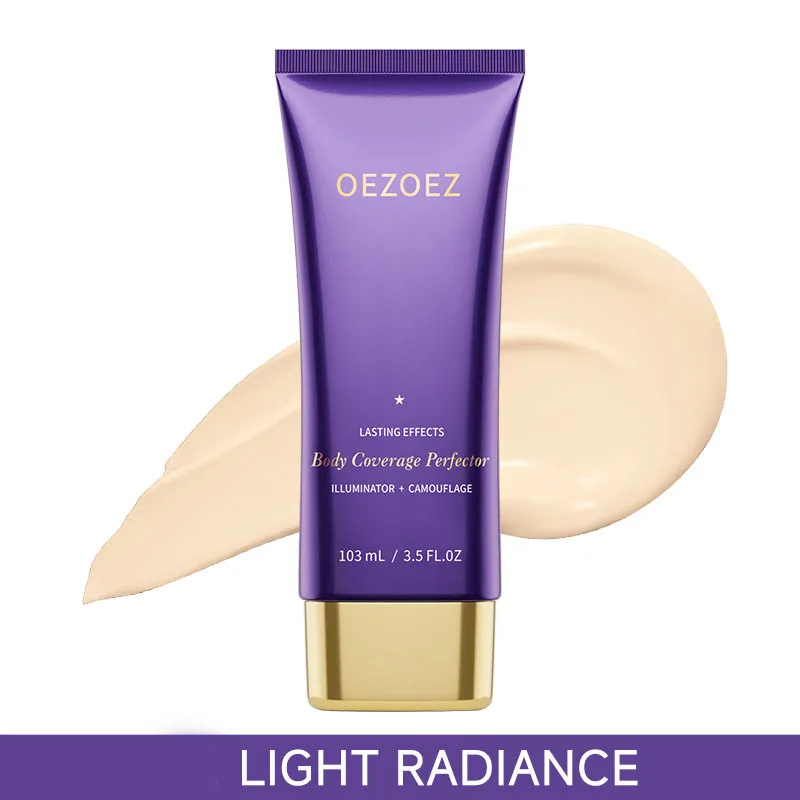 Body Coverage Perfector+ Buffer Brush - Vlekkeloze lichaamsmake-up, concealer voor littekens, vlekken, aderen, tatoeages en meer mixcosmetica