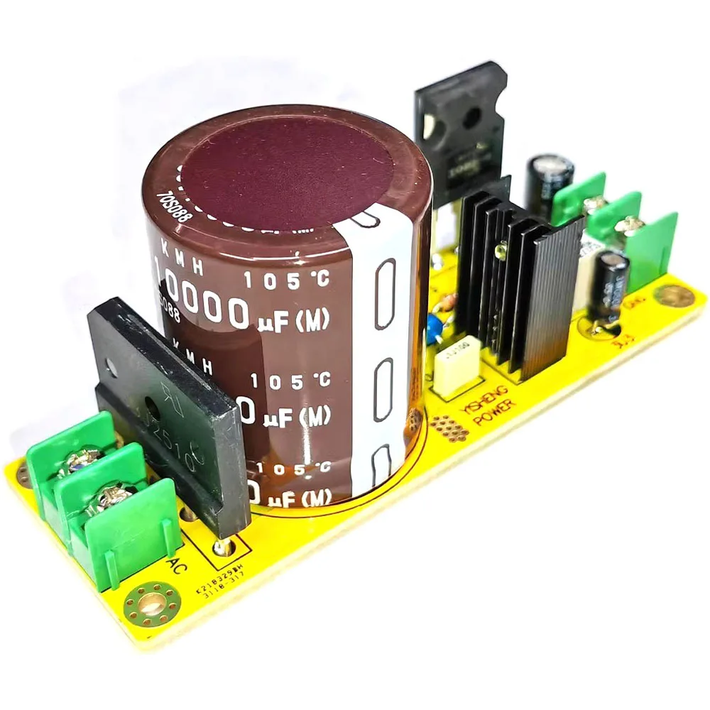 LM317+ Field Effect Tube Amplified High Power Voltage Regulator Linear Power Supply Max 10A