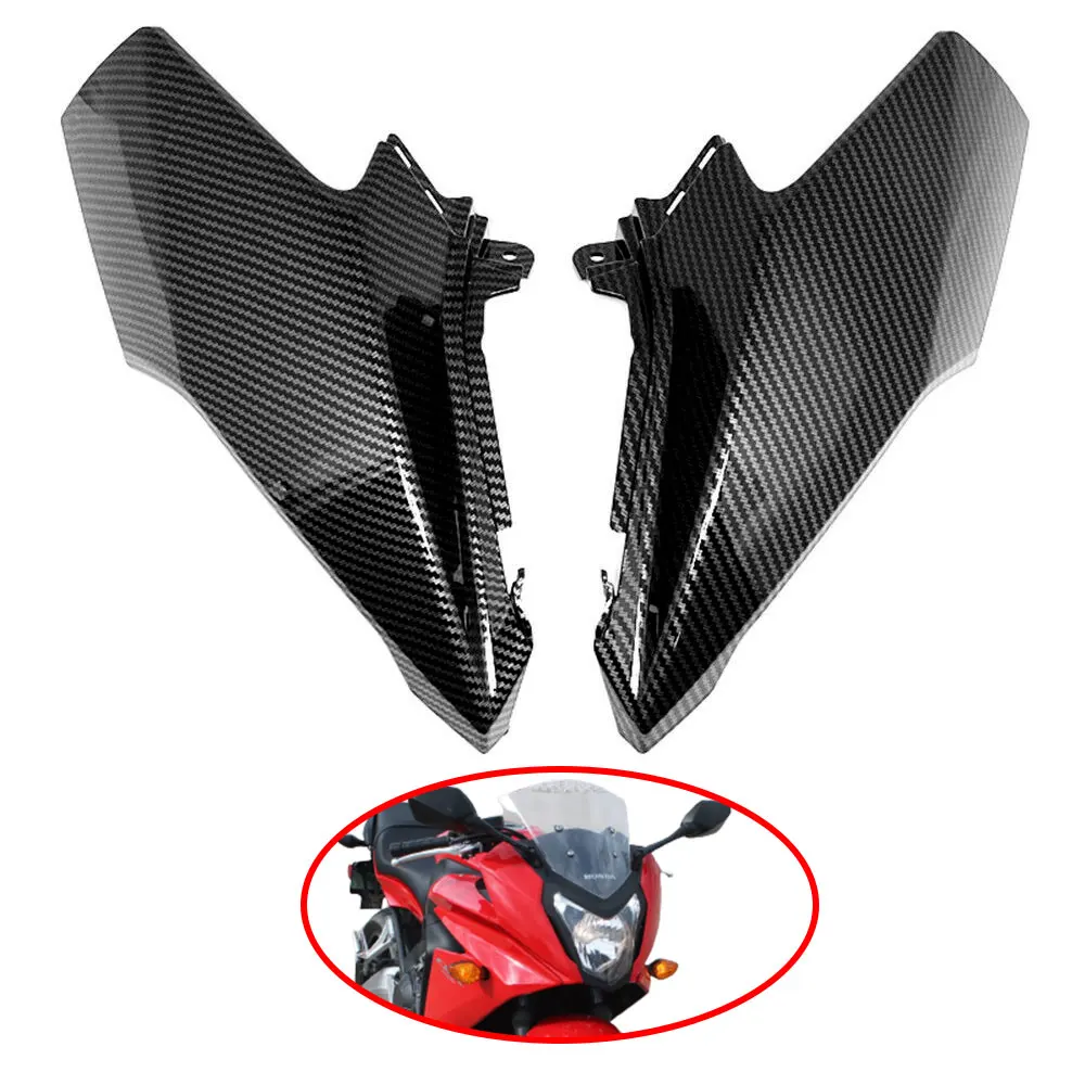 CBR650F Motorcycle Head Lamp Front Side Headlight Fairing For HONDA CBR 650F 2014 2015 2016 2017 2018 2019 Carbon Fiber Pattern