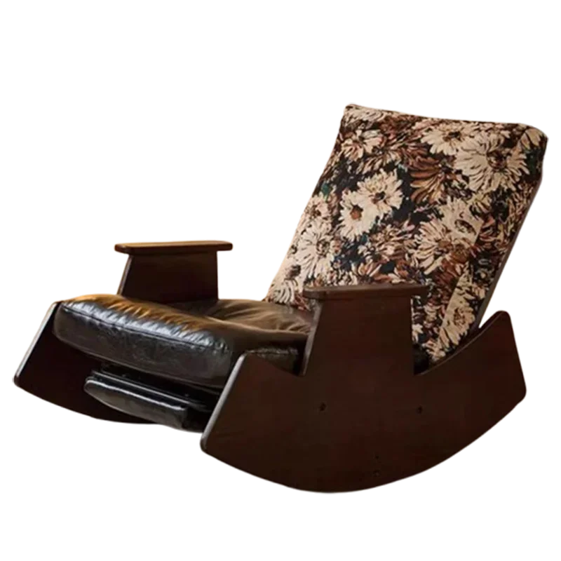 Single Rocking Sofa Chair Nordic Individual Balcony Sleeping Sofa Lazy Recliner Chair Fauteuil Salon Maison Home Furniture image 6