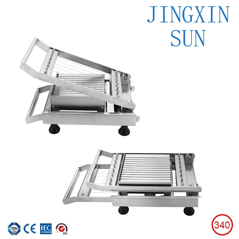 Chocolate Slicer Manual Commercial Dicer Zucchini Divider Stainless Steel Cutting Table NP-340