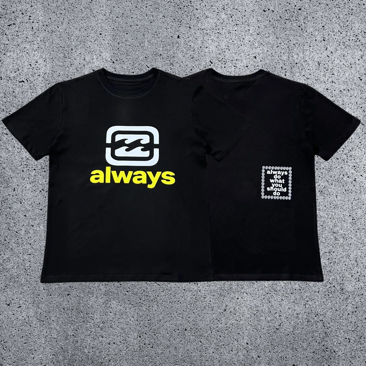 New Summer AD 2026 WYSD Short-sleeved Sun Roll Fun Printed American High Street Skateboard Cotton Round-neck T-shirt