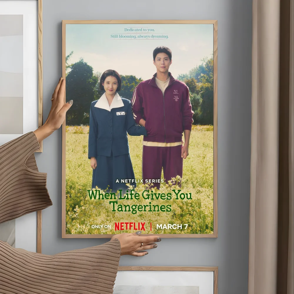 

Korean tv show popular Drama When life gives you tangerines Poster Home living room Wall Art Garage Room Decor room decoration