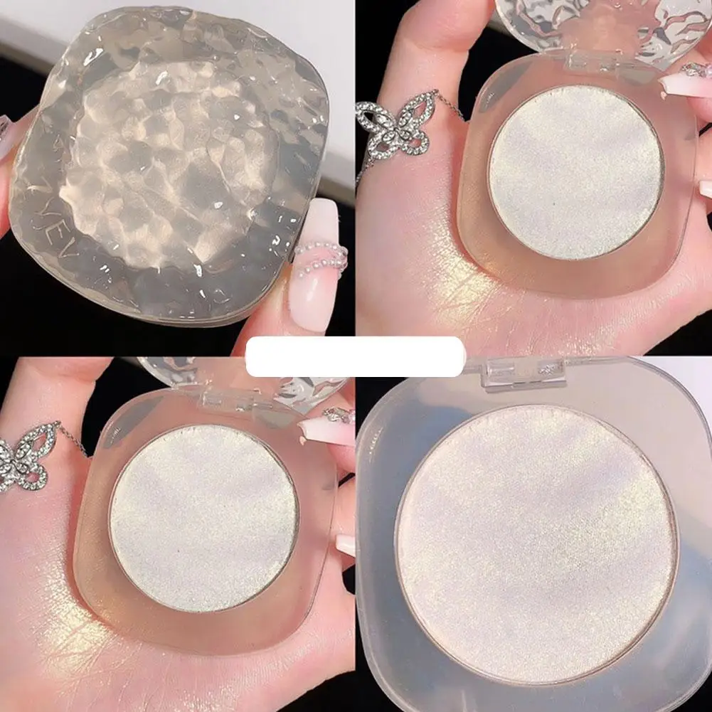 Paleta de polvo resaltador de diamante, brillo facial Ultra brillante, Cosméticos Naturales nacarados, contorno delicado O7Y6