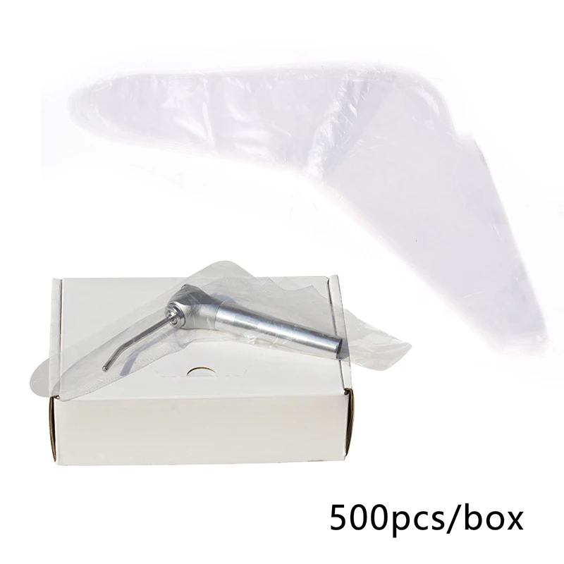 

500 PCS/box Dental Three Way Gun Syringes Sleeves Dental Tool Film Protective Cover Dentistry Material