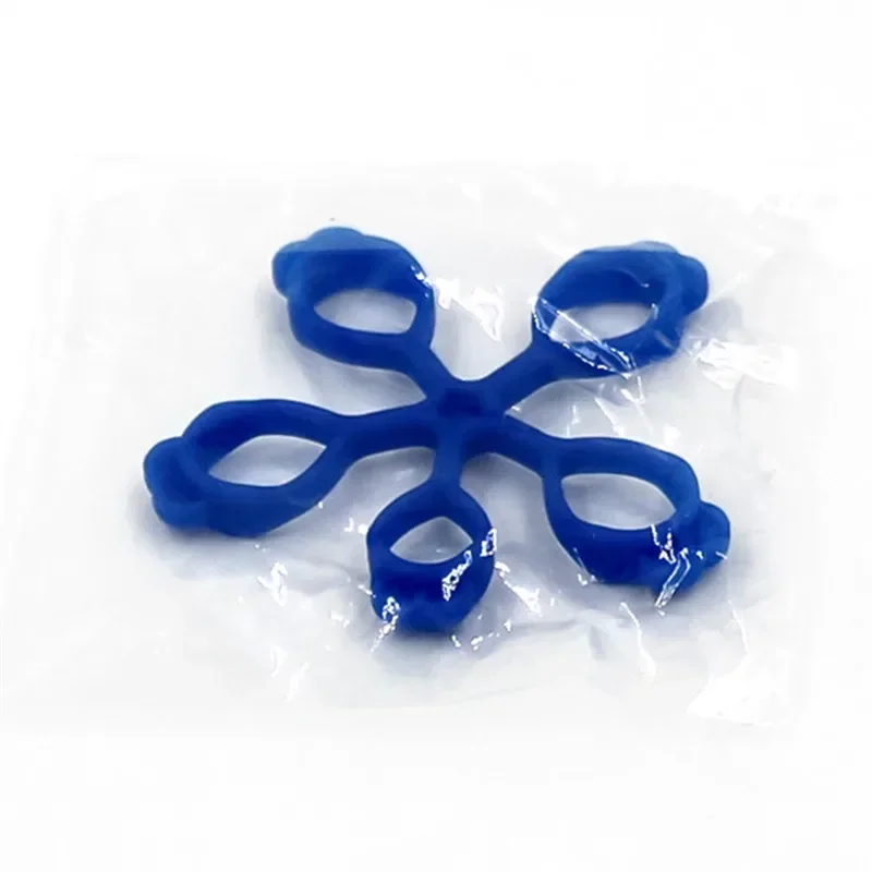 Flower‑Shape Silicone Finger Exerciser, Five‑Finger Hand Grip Trainer for Guitar Climbing Daily Hand Strength Fitness Tool