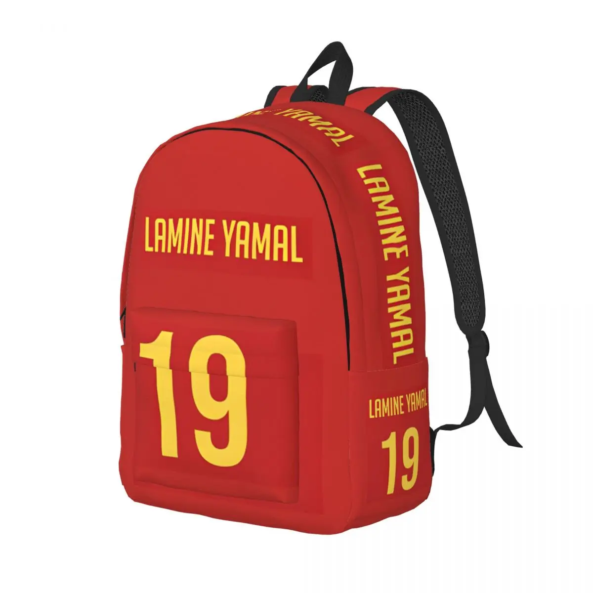 Lamine Yamal Number 19 Bag New Fashionable Pattern School Bag Print Lightweight Backpack 15.7in 17.7in