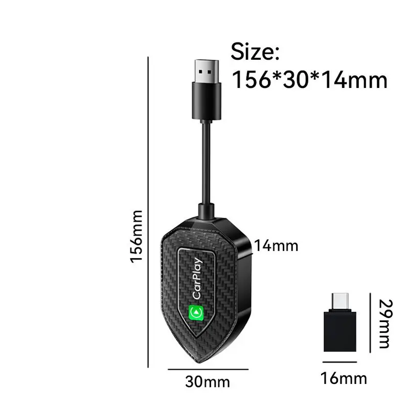 

Portable Wireless Carplay Android Auto Box Universal Use