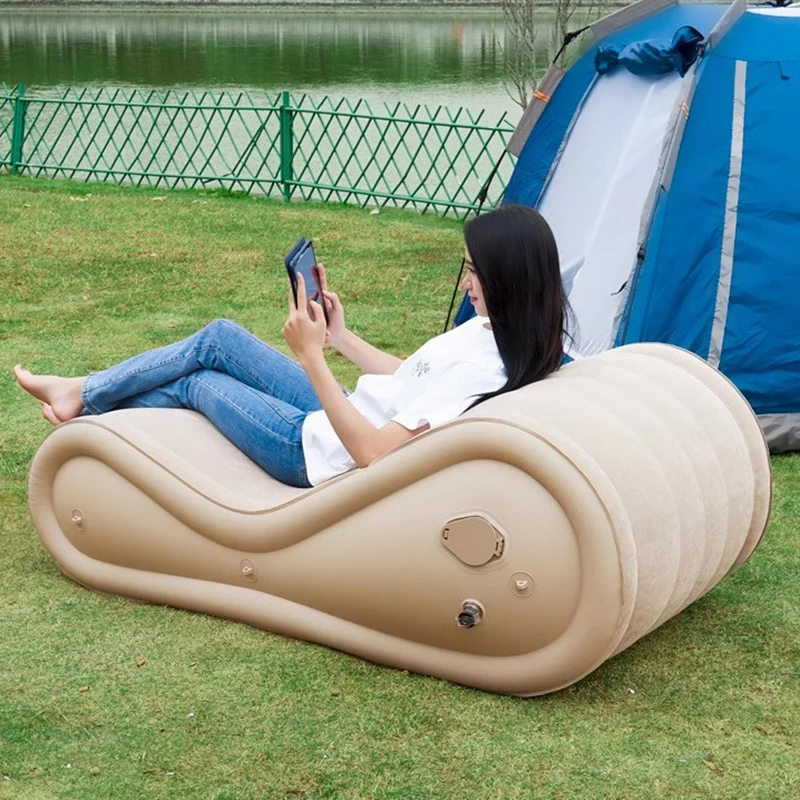 Divani da soggiorno pigri gonfiabili divano pieghevole singolo pavimento di design divano da esterno Lounge relax Sillon Cama mobili da giardino