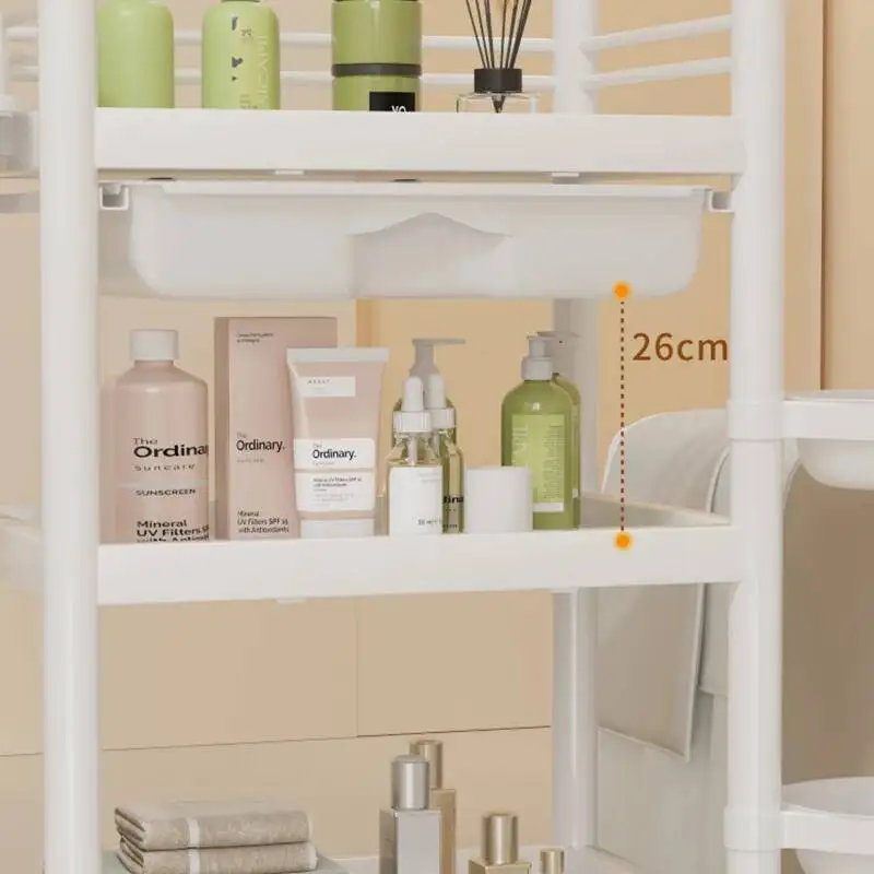 

Tattoo Cosmetic Beauty Salon Trolley Hairdresser Spa Lash Pedicure Salon Trolley Rolling Carrito Auxiliar Salon Furniture WKST